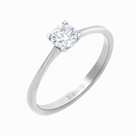 Кольцо DANAYA  из белого золота с бриллиантом 0,31 ct