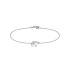 Браслет из белого золота с бриллиантом 0,021 ct
