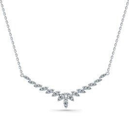 Колье из белого золота с бриллиантами