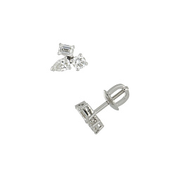 Серьги из белого золота