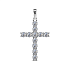 Крест ALROSA  из белого золота