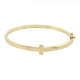 Жесткий браслет из золота