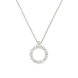 Колье из белого золота