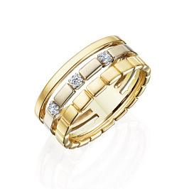 Кольцо из желтого золота