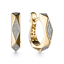 Серьги из желтого золота