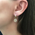 Серьги из желтого золота