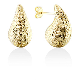 Серьги из желтого золота