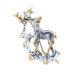 Брошь из серебра