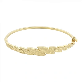 Жесткий браслет из золота (17.0)