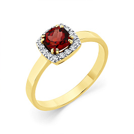 Кольцо из желтого золота 0,762 ct