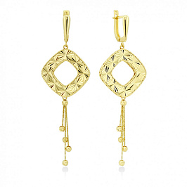 Серьги золотые