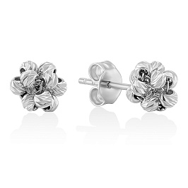 Серьги из белого золота