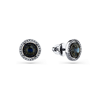 Серьги из белого золота с сапфирами 0,865 ct
