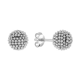 Серьги из белого золота