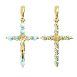 Крест из желтого золота