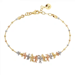 Браслет из комбинированного золота