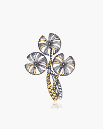 Брошь из серебра