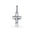 Крест из белого золота