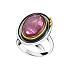 Кольцо из серебра с турмалином