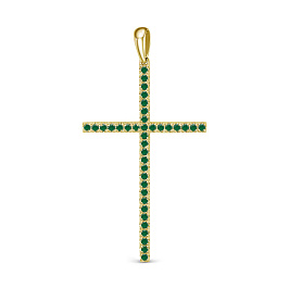 Крест из желтого золота