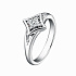 Кольцо из белого золота с бриллиантами 0,11 ct