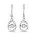 Серьги из белого золота с бриллиантами 0,3 ct