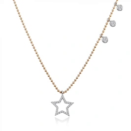 Золотое колье с бриллиантами