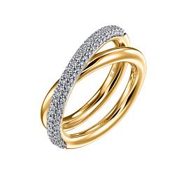 Кольцо из желтого золота