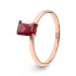 Кольцо из розового золота с рубином 1,5 ct