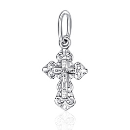 Крест из белого золота