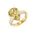 Кольцо из желтого золота с цитрином 8,23 ct