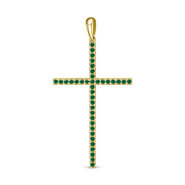 Крест из желтого золота