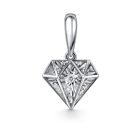 Подвеска из белого золота