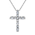 Крест из белого золота