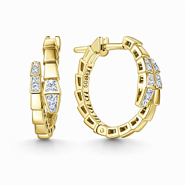 Серьги из желтого золота