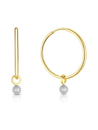 Серьги из желтого золота