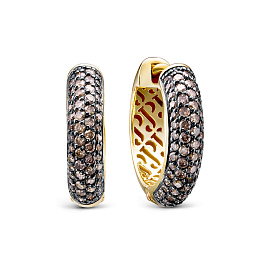 Серьги из желтого золота