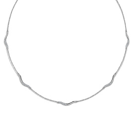 Колье ALROSA  из белого золота