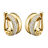 Серьги из желтого золота