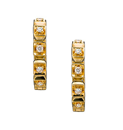 Серьги из желтого золота