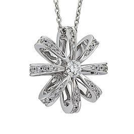 Подвеска из белого золота