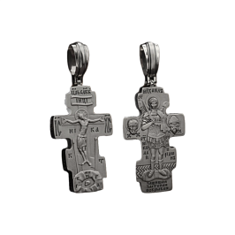 Крест из белого золота