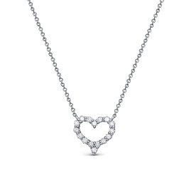 Колье из белого золота