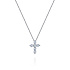 Крест из белого золота