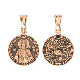 Подвеска из розового золота