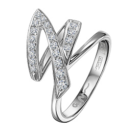 Кольцо из белого золота