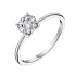 Кольцо из белого золота с бриллиантами 0,11 ct
