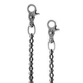 Цепь из белого серебра