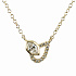 Колье из желтого золота с бриллиантами 0,149 ct
