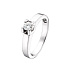 Кольцо из белого золота с бриллиантом 0,24 ct